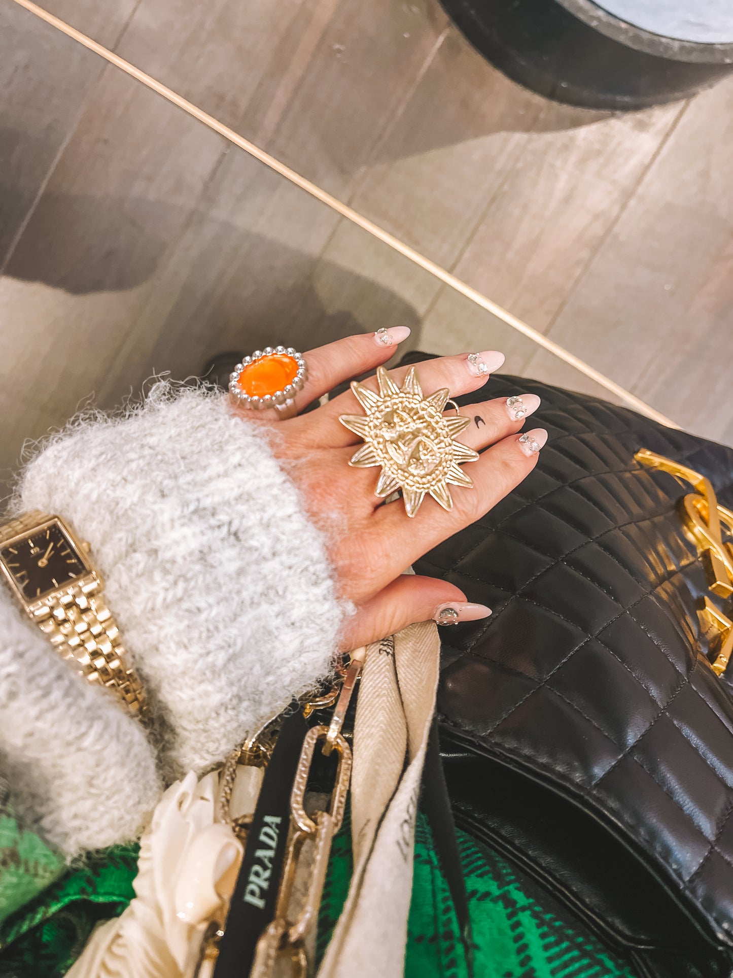 Sunshine oversized ring