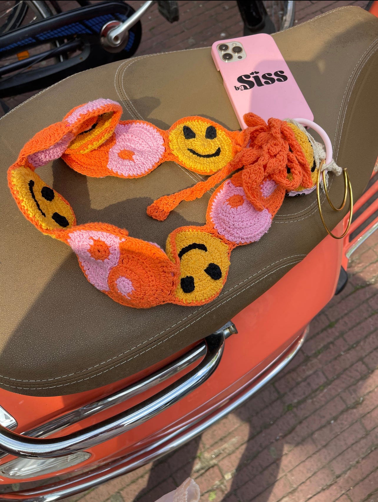 Smile - colored crochet