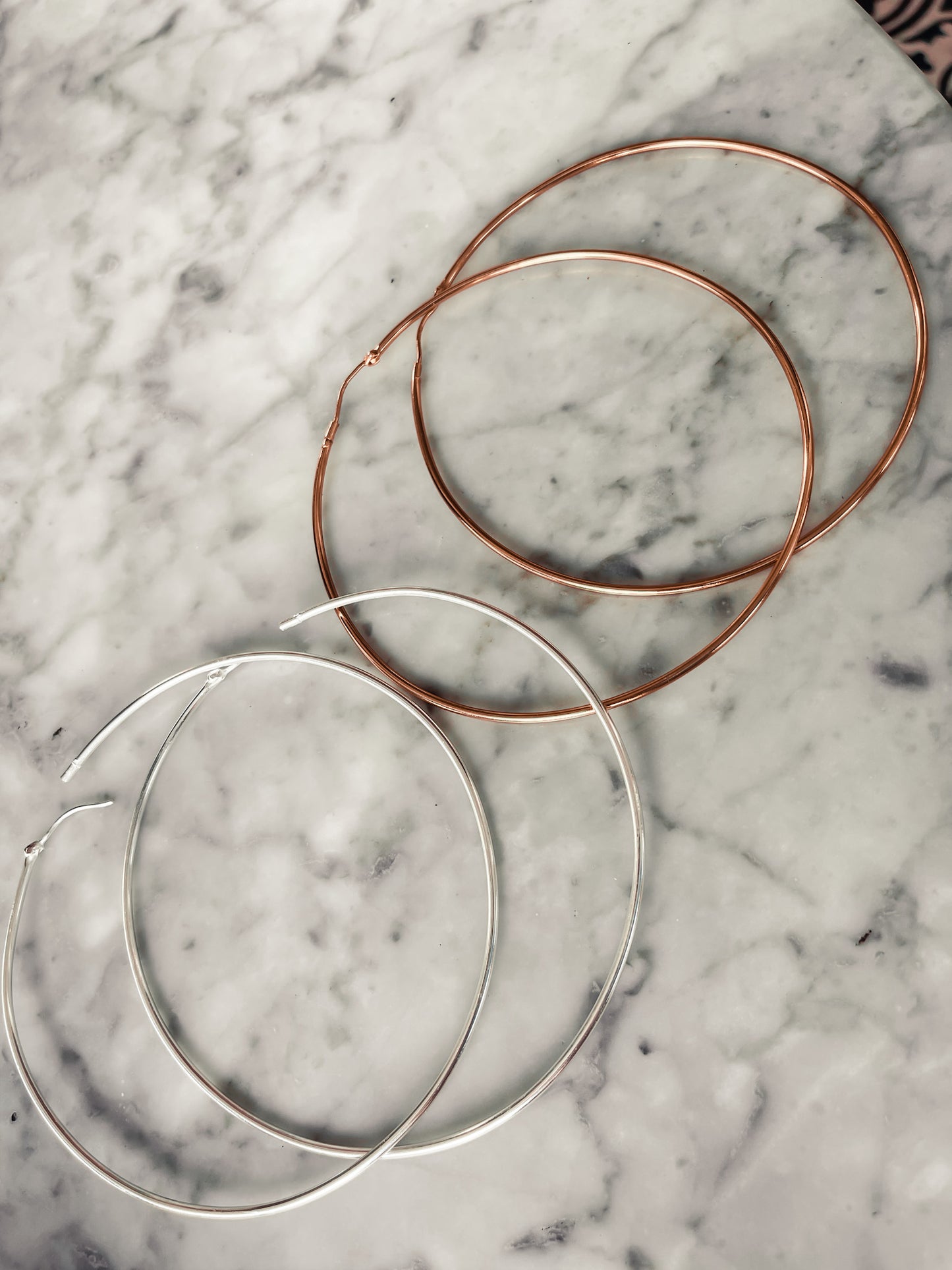 Oversized hoops