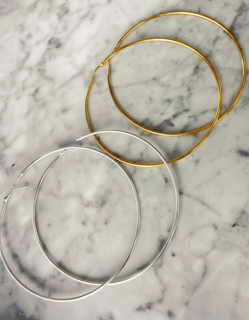 Oversized hoops