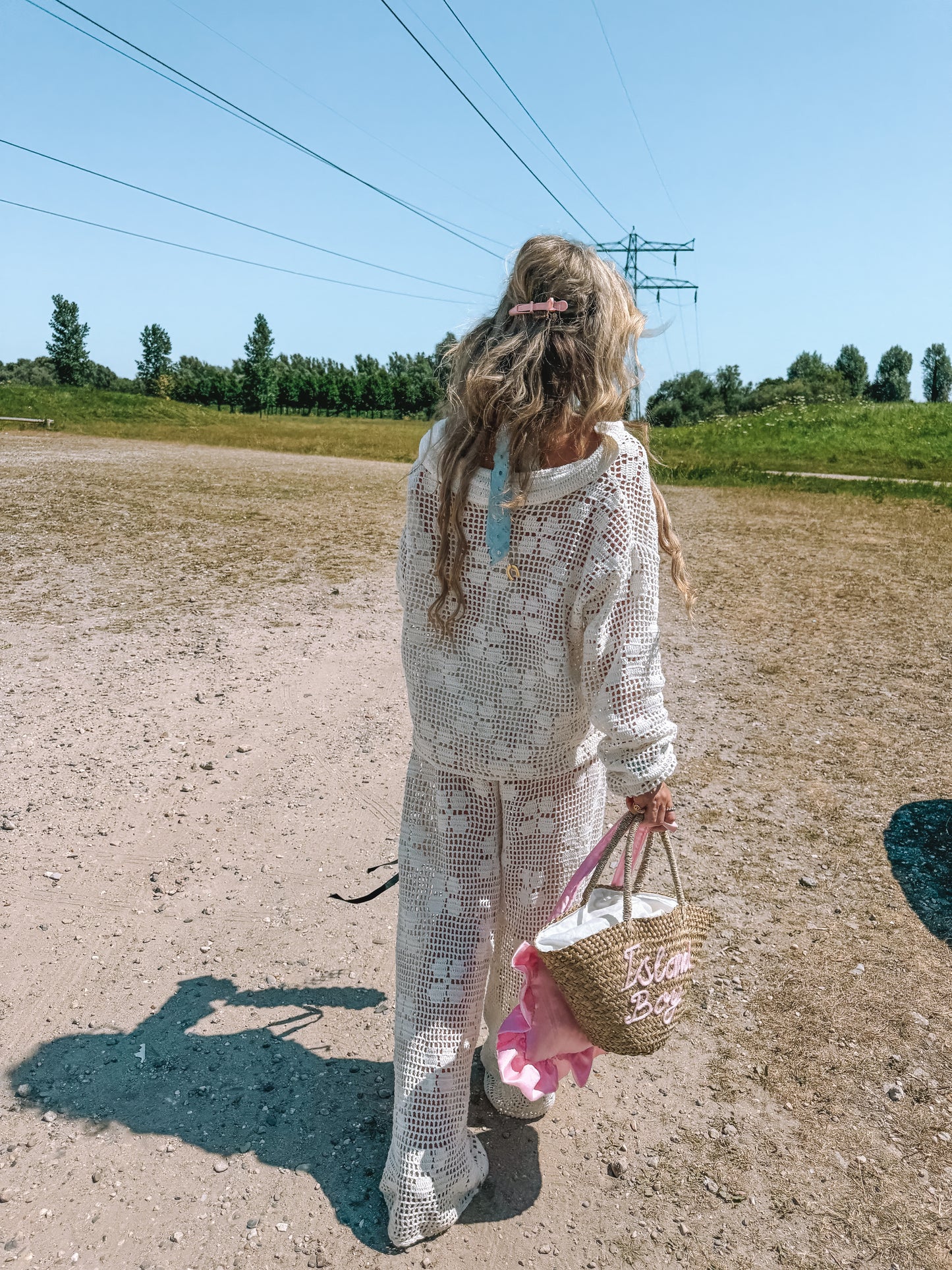 Crème de la crème crochet pants