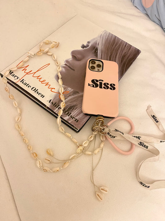 White Shell Phone Strap Necklace